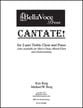 Cantate! SA choral sheet music cover